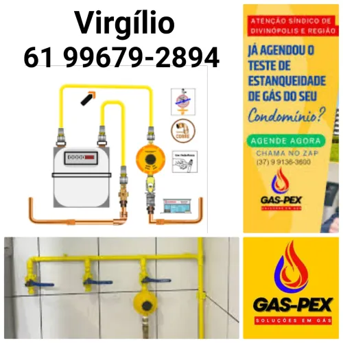 Instalação GÁS PEX, Aferições, Reparos, gas, etc