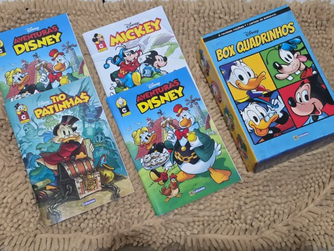 Kit box de livros da Disney. 