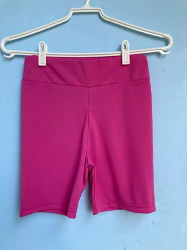 Short Feminino de Academia Rosa, Tam P (Novo)