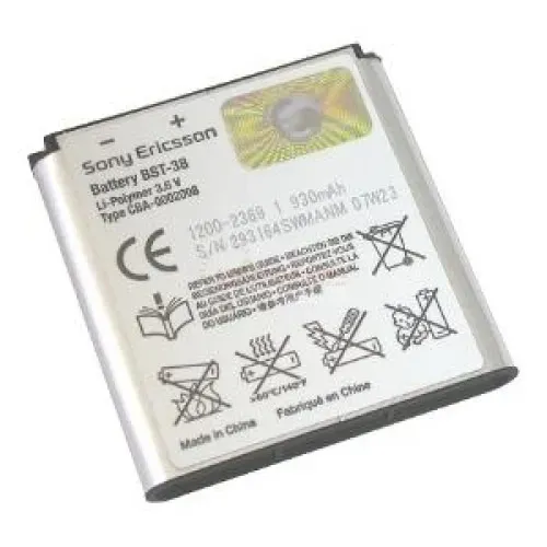 BATERIA SONY ERICSSON BST38 W580 S500 K850 C902 T303 W550