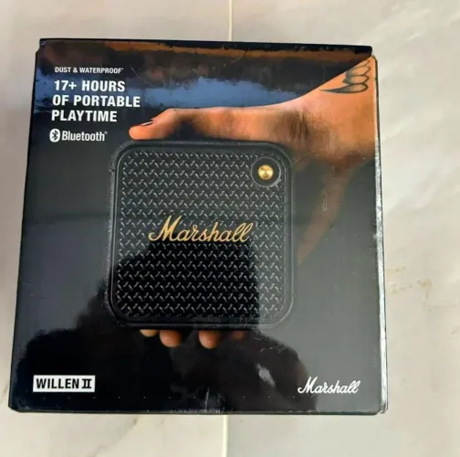 Caixa de som Bluetooth Marshall willen 2 (nova lacrada)
