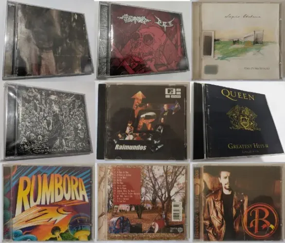 CD's de Rock Nacional e Internacional - Usados em ótimo estado (preços avulsos)