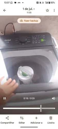 Máquina de lavar, 13 kl com m 4 meses de uso, preciso vender rápido pois vou viajar