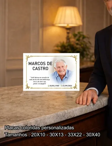 Placa De identificação de túmulo