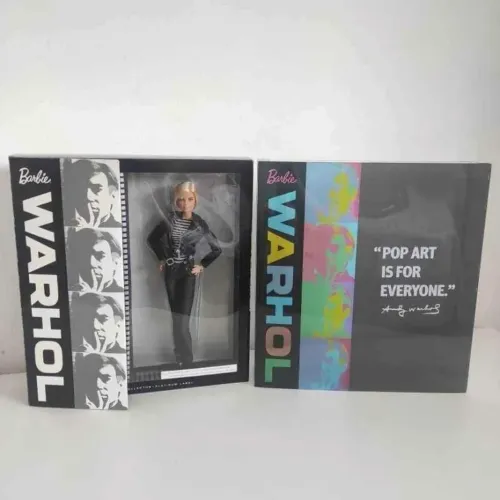 Barbie Collector Andy Warhol PLATINUM LABEL RARA - Aceito Cartão