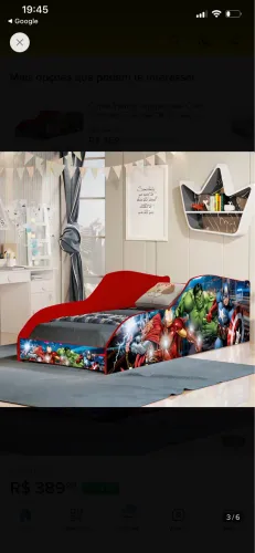 Cama infantil + colchão