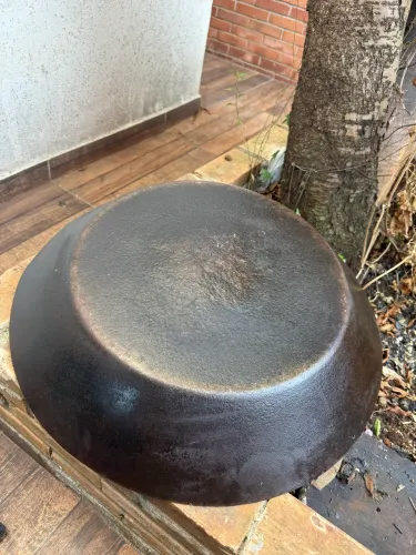 Tacho pequeno de farinha antigo