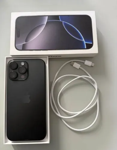 Iphone 16 pro max Black titanium 256gb