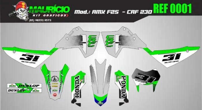 kit adesivos off road