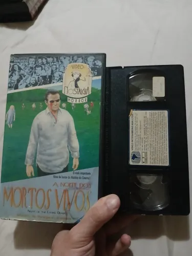 Vhs noite dos mortos vivos versao rara vti george romero