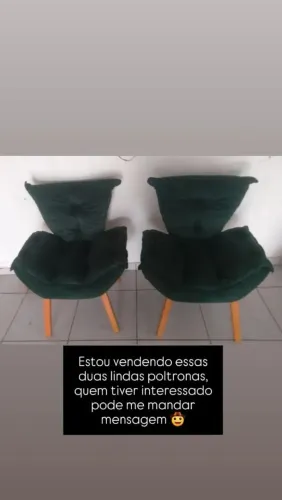 Poltrona de Veludo