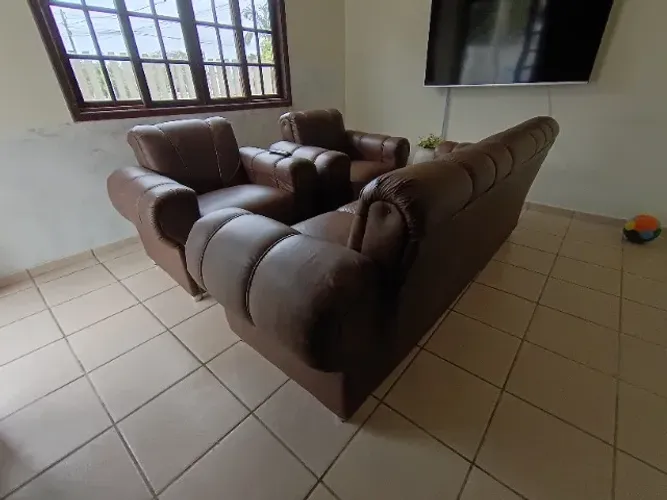 Conjunto sofá 3 peças