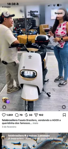 Scooter Eletrica 1000watts
