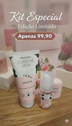 Kit deleite edição limitada e especial