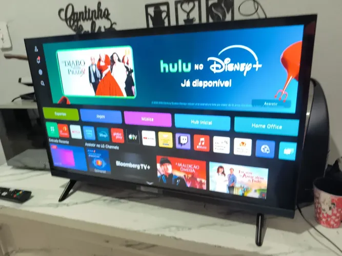 SMART TV LG 32 COM GARANTIA NOTA E CAIXA