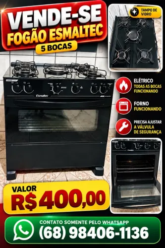 ? VENDE-SE FOGÃO ESMALTEC 5 BOCAS?