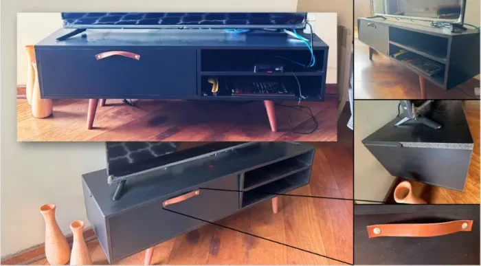 Rack para TV Retrô