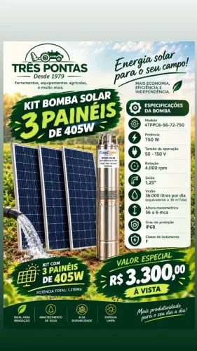 Kit bomba solar