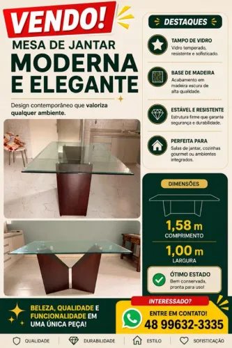 Mesa de Vidro