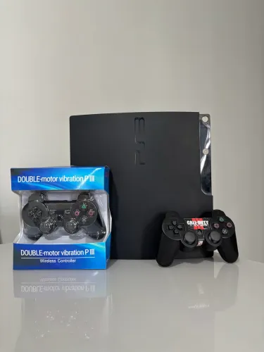 Ps3 slim 500gb DESTRAVADO COM LOJA GARANTIA MEGA OFERTA