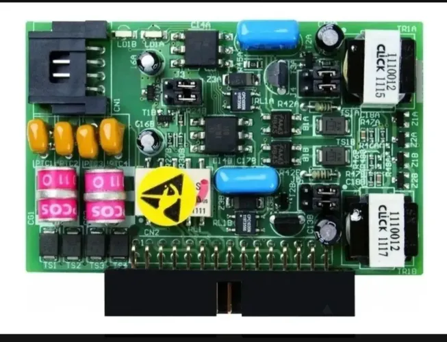 Placa ramal PABX impacta 68i, placa tronco e placa E1