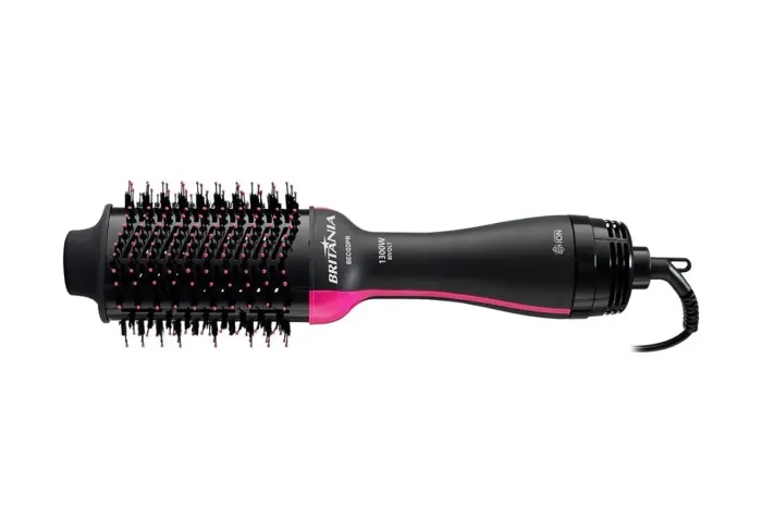 Britânia Escova Secadora Bec02pr 4 Em 1 1300w Cor Preto e Rosa