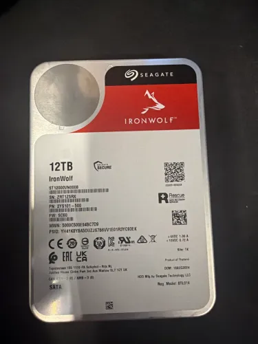 HD IronWolf 12TB para NAS