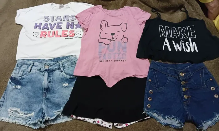 Roupas para meninas tamanhos 12 anos