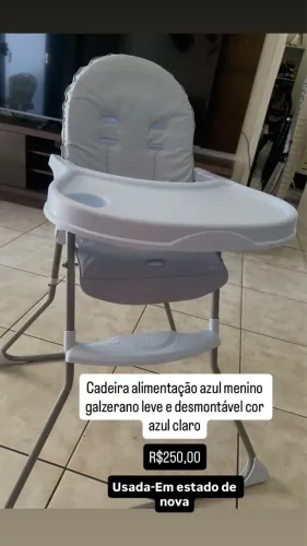 Cadeira de alimentação galzerano