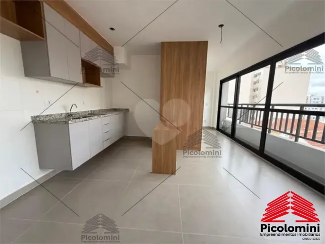 Apartamento Studio em Santana, 1 quarto, sala com sacada, 1 banheiro, 33m² de área. academ