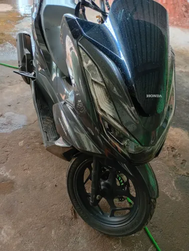 Moto Cinza Metálico 