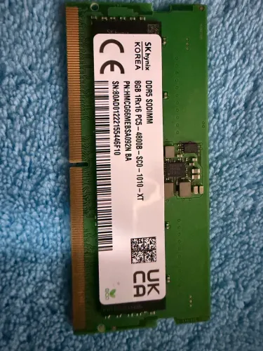 Imagem do produto Memoria Ram 8GB DDR5 4800Mhz Notebook Sk Hynix SODIMM