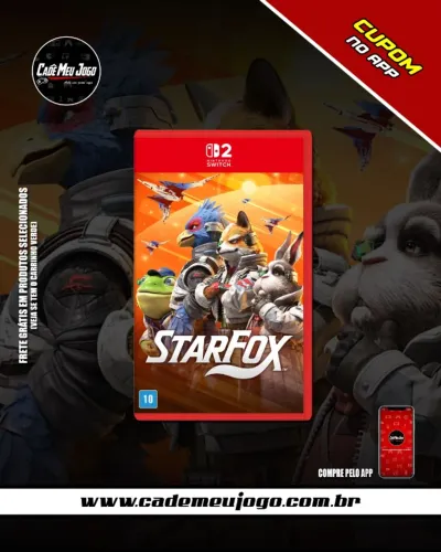 Star Fox Nintendo Switch 2 - Mídia Física - Lacrado