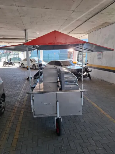 Carrinho venda alimento