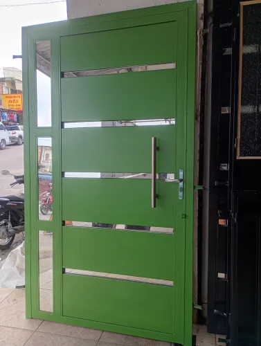 Portas 1mtx20 a pronta entrega na cor verde