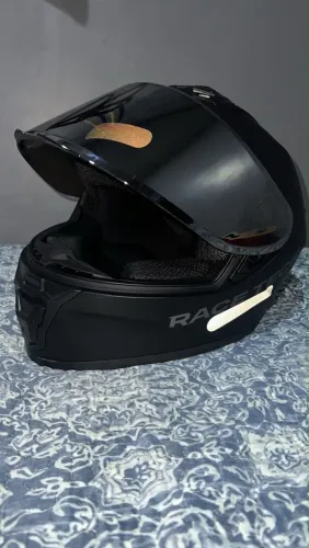 Capacete RACE TECH tam 58 usado uma vez acompanhado caixa, capa e viseira original