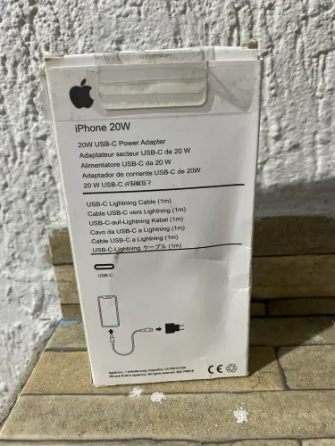 Carregador de iPhone 20W USB-C para Lightning