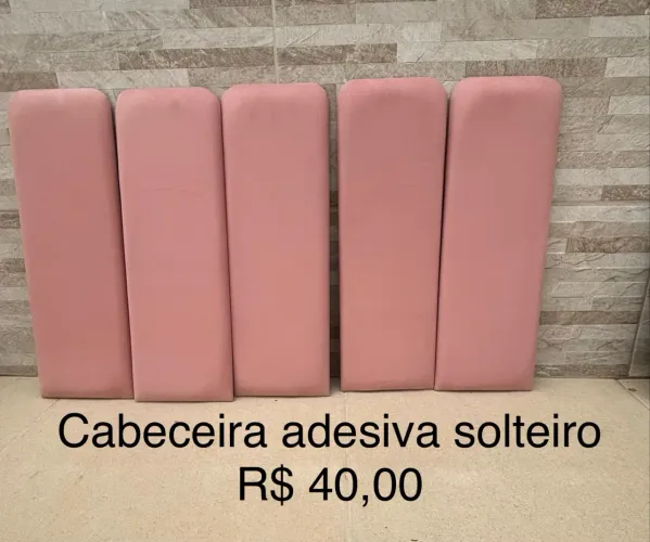 Cabeceira de cama adesiva solteiro