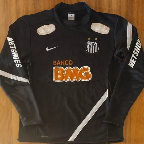 Blusa Original 2012 Santos FC Preta Nike tamanho GG treino 2013