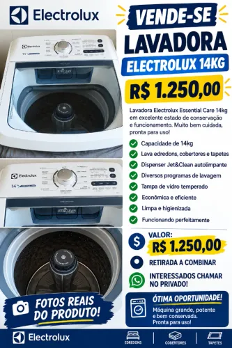 Lava Roupas Eletrolux 14 KG