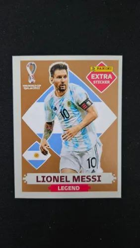 Figurinha Messi Copa 2022