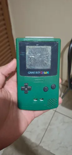 Game boy color ( tem que fazer reparo) + caixa original + cartucho multi jogos . 
