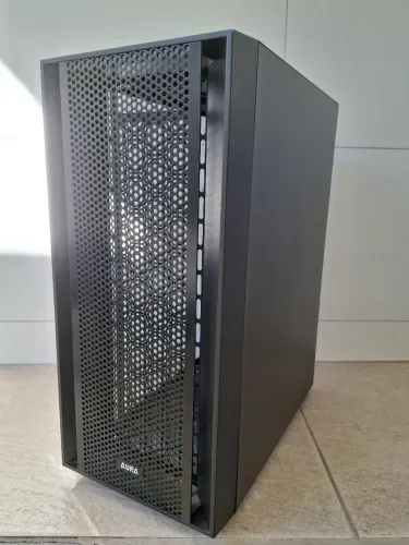 Gabinete Gamer Mid Tower Gamdias Aura GC2, preto, com 1 FAN