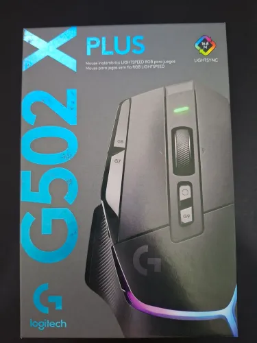 Mouse Gamer Logitech G502X Plus RGB Wireless Impecável. Garantia estendida até 28/03/2028.