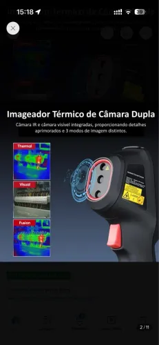 Câmera thermografica