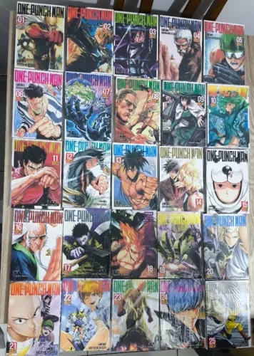 Mangás One Punch Man Vols. 1 ao 34