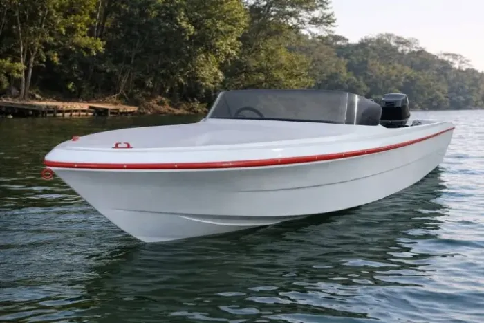 Barco Lancha Carretinha Motor