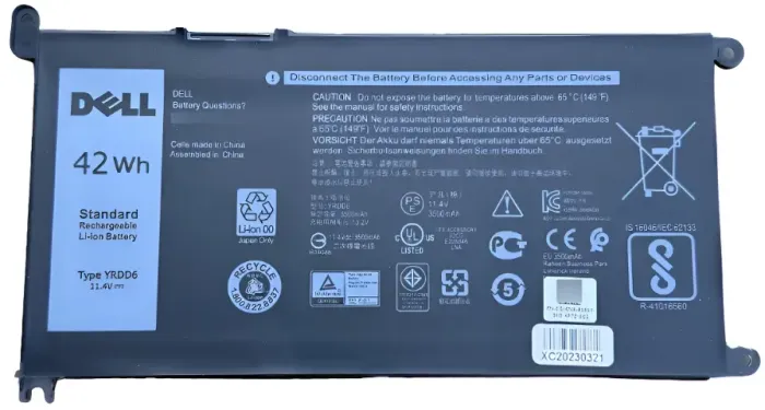 Bateria Para Dell Yrdd6 Inspiron 15 3501