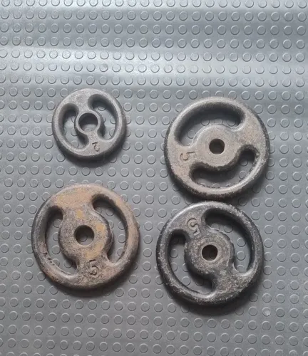 40 kilos de Anilhas em 2, 3 e 5 kilos