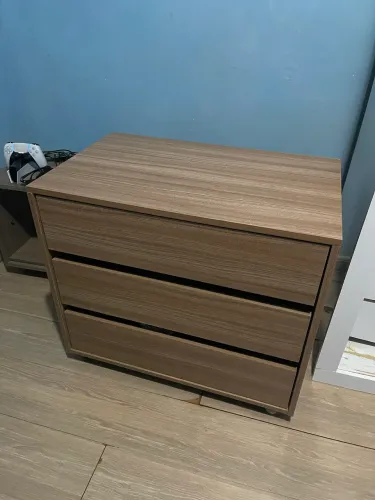 CÔMODA 3 GAVETAS MDF
